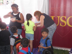 Lots of excited kids, terrific crafts, and amazing volunteers. Circus Fever books were raffled for children to take home!