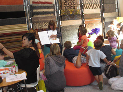 Room and Board-Culver City, CA Welcomes Alva for a Fun-Filled Family Day of Books! 