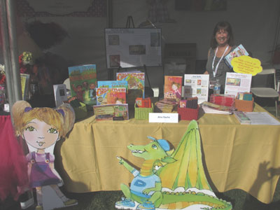 Orange County Children's Book Festival Welcomes Alva. Great  fun on the Story Tellers Stage 