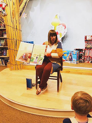 Dancing Dreidels: Celebrating Hanukkah at Barnes & Noble Story time with kids!
