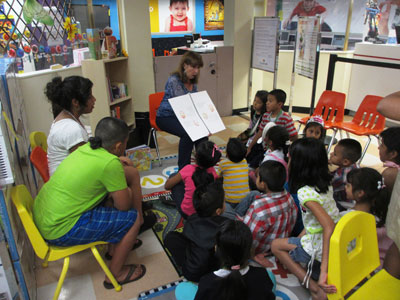 Alva Returns to Curacao for Their Summer Reading Program