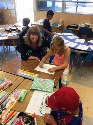 Alva Sachs, Kelly MacDonald and Super Cool 2nd Graders!