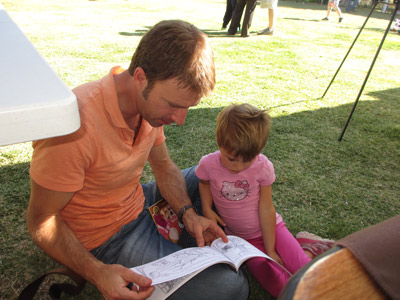 Alva celebrates at MUSE School, CA the Lavender Faire A Family Free Fun-Filled Day Outdoors