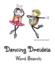 Dancing Dreidel Word Search