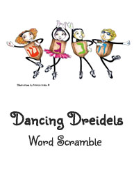 Dancing Dreidel Word Scramble
