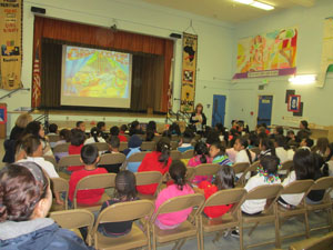 Nevin Elementary School Welcomes Alva for Author's Day