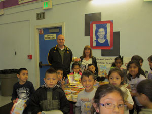 Nevin Elementary School Welcomes Alva for Author's Day