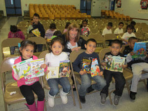 Nevin Elementary School Welcomes Alva for Author's Day