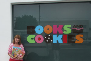 Having a fun-filled reading adventure at Books and Cookies