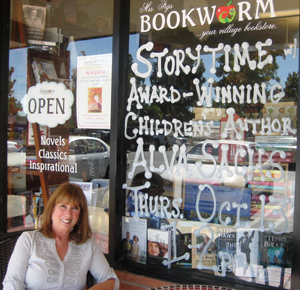 Alva and Connie Halpern, Owner of Mrs. Fig's Bookworm, Share a Special Story Time Event