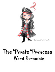 The Pirate Princess - Word Scramble