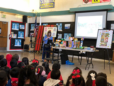 Glen City Schools in Santa Paula, CA Celebrate Author Day with Alva